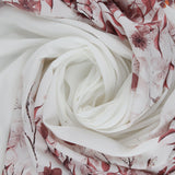 Novelty Polyester Print - 406 - White