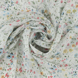 Novelty Printed Chiffon - 409 - White