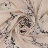 Novelty Printed Chiffon - 427 - Light Peach