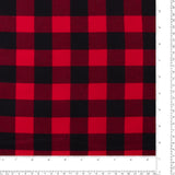 Flanellette Imprimée - <TRUE NORTH>  - 018 - Rouge