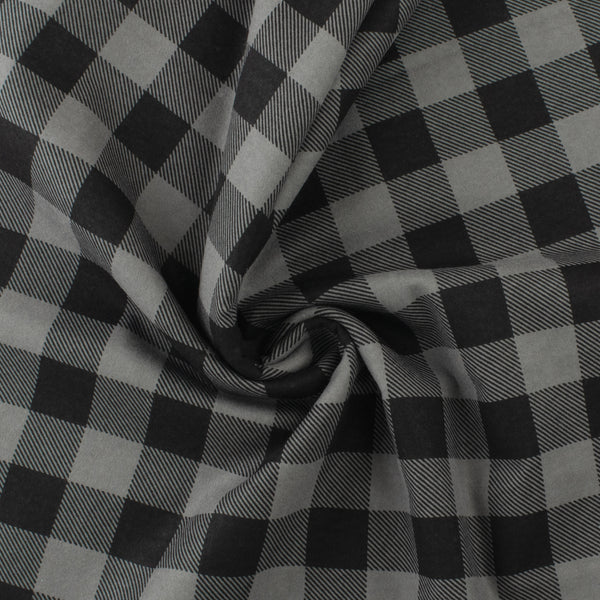 Printed Flannelette - «TRUE NORTH» - 019 - Grey