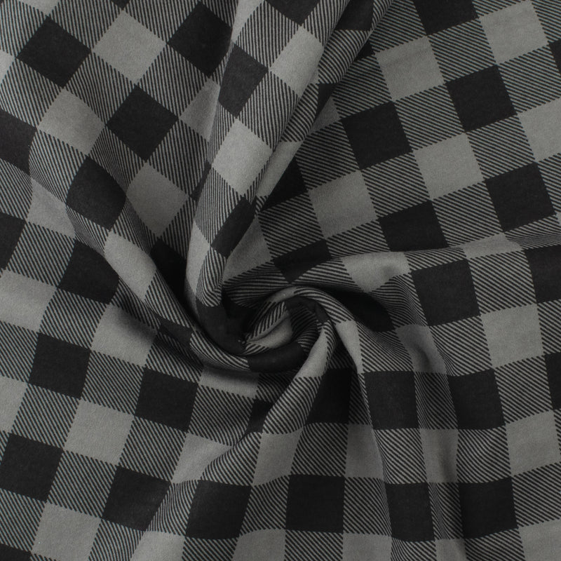 Printed Flannelette - «TRUE NORTH» - 019 - Grey