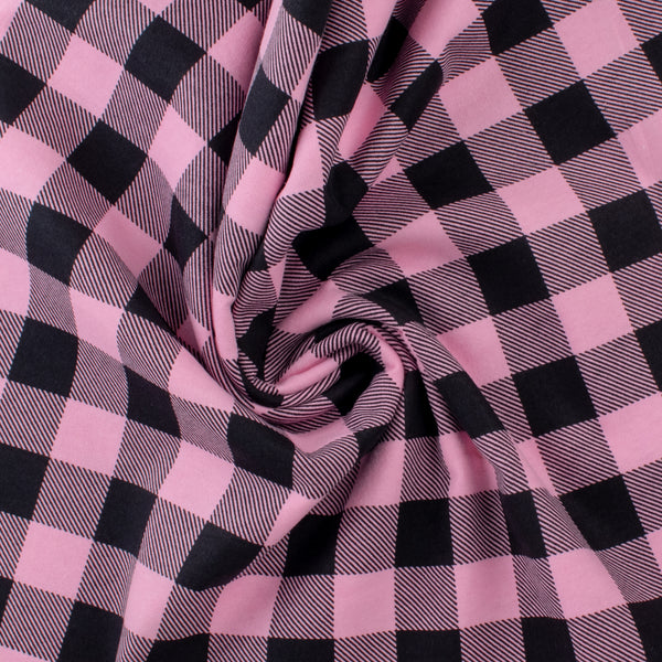 Printed Flannelette - «TRUE NORTH» - 059 - Pink