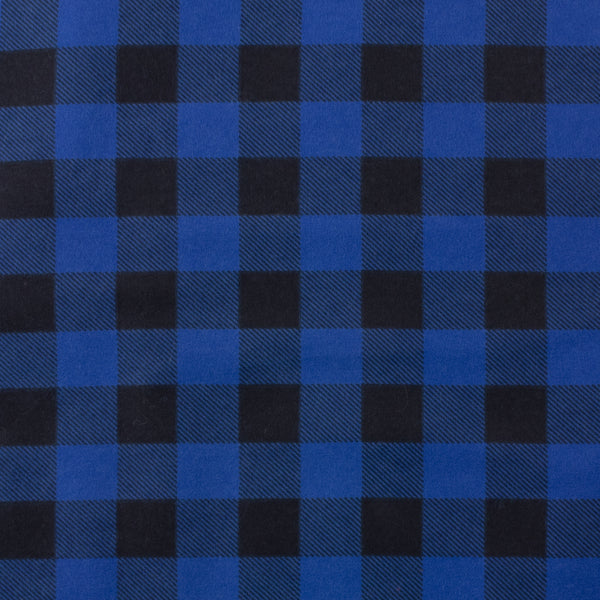 Printed Flannelette - «TRUE NORTH» - 060 - Royal