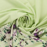 Rayon Linen Print - COVENT GARDEN - 001 - Pistachio