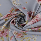 Rayon Linen Print - COVENT GARDEN - 002 - Dusty Mauve