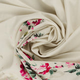 Rayon Linen Print - COVENT GARDEN - 003 - Ivory