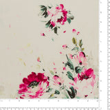 Rayon Linen Print - COVENT GARDEN - 003 - Ivory