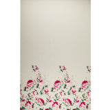 Rayon Linen Print - COVENT GARDEN - 003 - Ivory