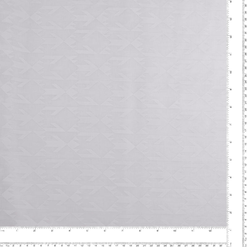 Stacey Lacquer Cotton print - Diamond - White