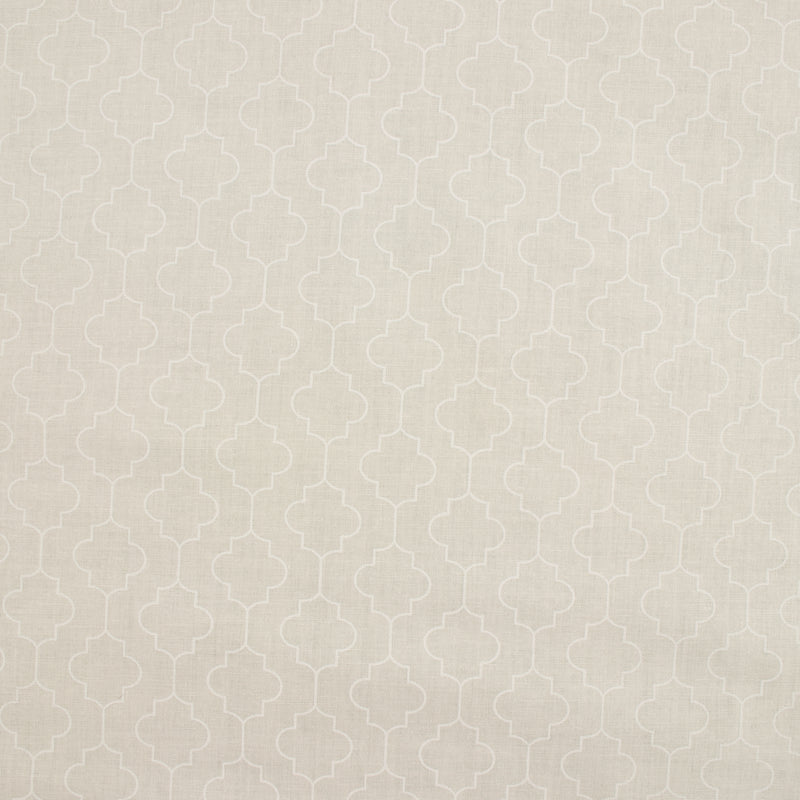 Wide-width fabric - MONOTONE - Trellis - Eggshell