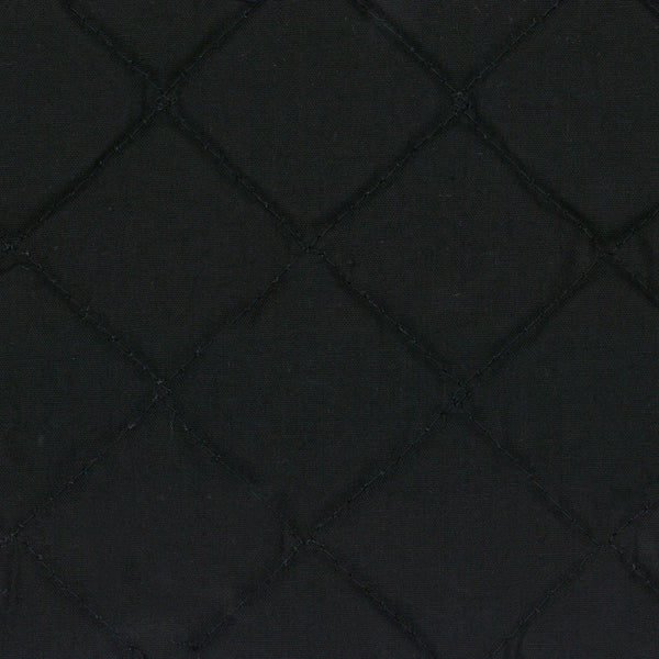 Quilted Back to Back Broadcloth - 001 - Black
