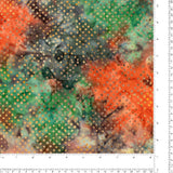Batik - BALI - 127 - Green & Orange