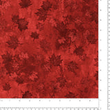 Northcott Printed Cotton - STONE HENGE OH CANADA - 031 - Red