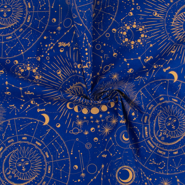 Carrés de Tissu 18 x 21 po (46 x 53 cm) - 004 - Bleu