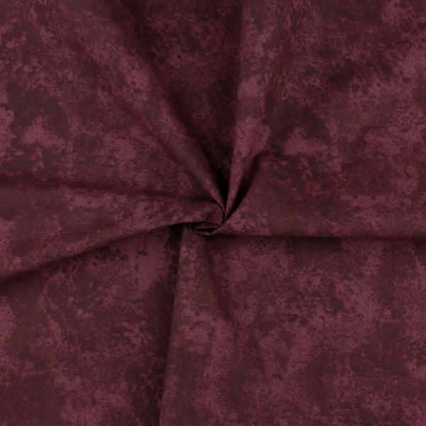 Wide Quilt Backing - Marble - Burgundy