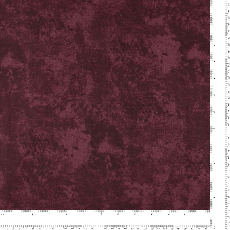 Wide Quilt Backing - Marble - Burgundy