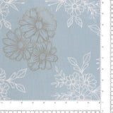 Wide Quilt Backing Print - 123 - Light Blue