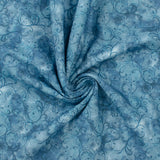 Wide Quilt Backing Print - 139 - Blue