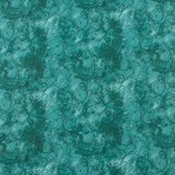 Wide Quilt Backing Print - 141 - Teal