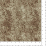 Imprimé grande largeur pour courtepointe - 149 - Taupe