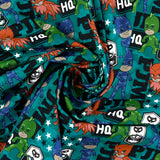 Licensed Cotton Print - PJ Masks - Teal