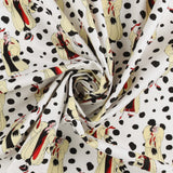 Licensed Cotton Print - Cruella - White