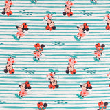 Licensed Cotton Print - Minnie Mouse - Aqua