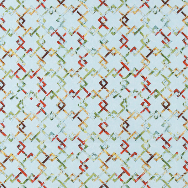 Licensed Cotton Print - Geometric - Light Blue