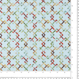 Licensed Cotton Print - Geometric - Light Blue