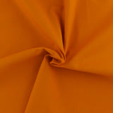 Coton uni BIOLOGIQUE - Orange brulé