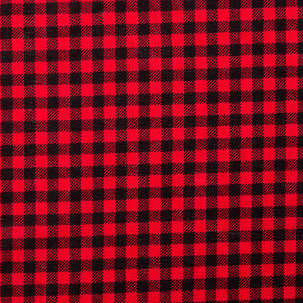 Just Basic 11 - Buffalo plaid 1/4'' - Red