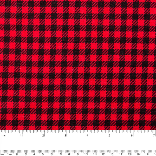 Just Basic 11 - Buffalo plaid 1/4'' - Red