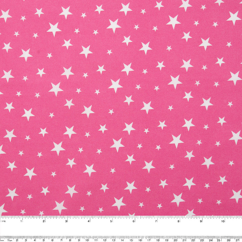 Just Basic 5 - Stars - Bright Pink