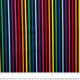 Just Basic 7 - Stripes - Black / Multicolor