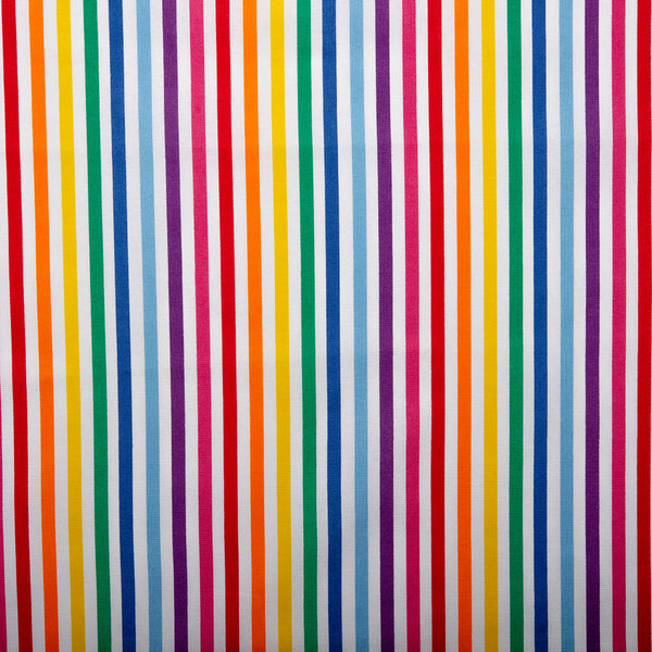 Just Basic 7 - Stripes - White / Multicolor