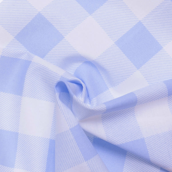 Just Basic - Buffalo plaid 1'' - Ice blue