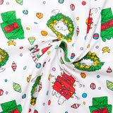 Licensed Flannelette Print - Christmas Snoopy - White
