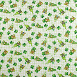 Coton imprimé - SAINT-PATRICK - 027 - Vert Pâle