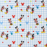 Licensed Cotton Print - Mickey & Minnie - White