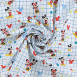 Licensed Cotton Print - Mickey & Minnie - White