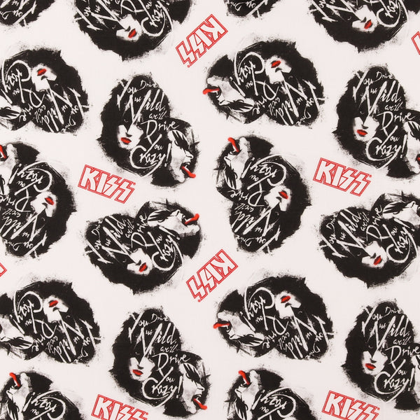 Licensed Cotton Print - Drive you Crazy - White