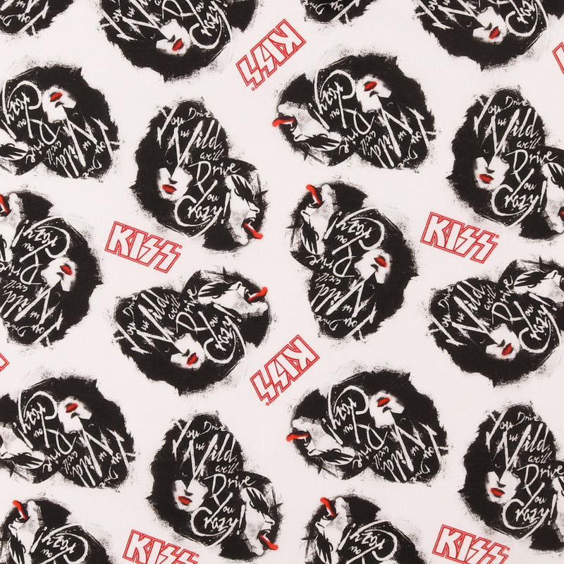 Licensed Cotton Print - Drive you Crazy - White