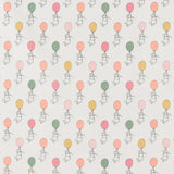 Licensed Cotton Print - Pooh Balloon - White