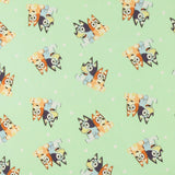 Licensed Cotton Print - BLUEY - Playful - Mint