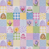 EASTER Printed Cotton - Patchwork  - Multi