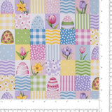 EASTER Printed Cotton - Patchwork  - Multi