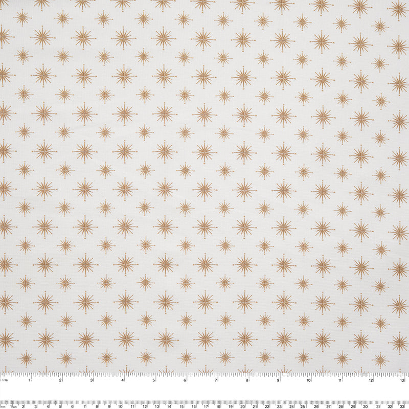 DISCOVER Printed Cotton - Stars - Off white