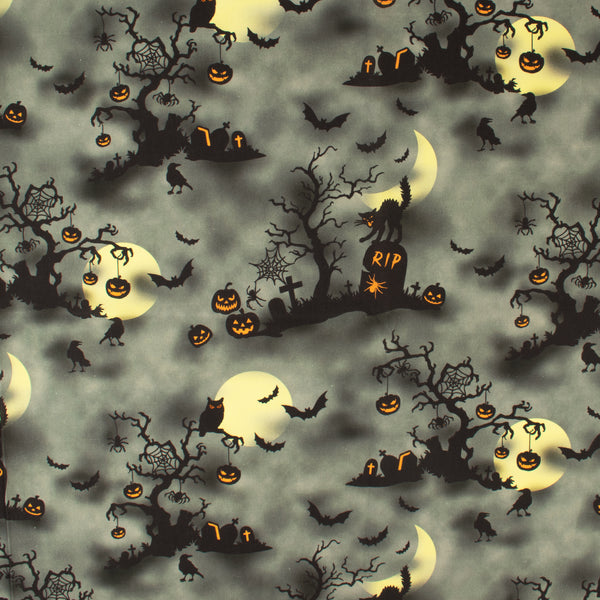 Halloween Fun Print - 036 - Grey