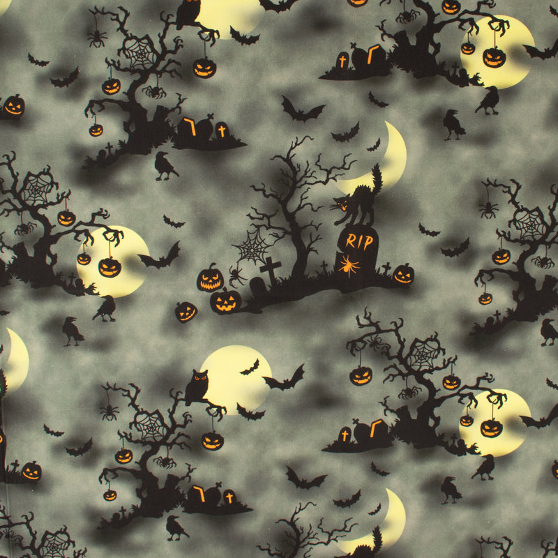 Halloween Fun Print - 036 - Grey